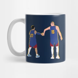 N. Jokic 15 & J. Murray 27 Denver Nuggets Duo Mug